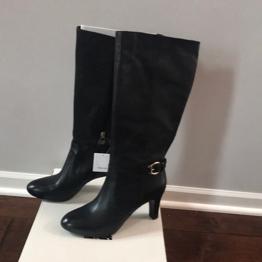 Anne Klein | Wide calf black boots